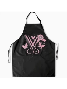 Professional Salon Capes, Easy-To-Clean Salon Aprons, Neck Duster Cleaning Brush, Adjustable Neck Closure Creative Hairstyling Gowns, Anti-Static Non-Stick Hair Styling Capes, Suitable For All Hairstylists In Beauty Salons - Multicolor - View 6