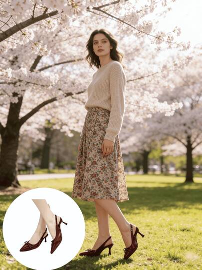 Sandalias de tacón alto con punta puntiaguda y lazo para mujer: elegantes sandalias tipo mules con tira trasera, zapatos de diseñador de moda para damas.