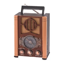 BOSSNEY radios,radio am fm portátil con bocinas de Bluetooth, radios de comunicación,con reloj,radio retro,reproducción de tarjetas USB TF, radio recargable solar/USB-C, altavoz doble, radios transistores portátiles AM FM, radio Bluetooth,1200mAh,BT, FM, AM, SW, USB, TF, AUX - Dorado - Ver 10