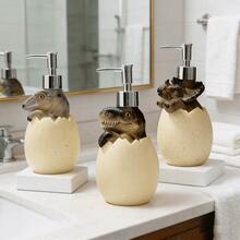 Creative Cartoon Liquid Soap Dispenser Bottle, Children's Dinosaur Lotion Refillable Bottle, Shampoo & Body Wash Pump Bottle To Make Your Little One Love Bathing - Multicolor - View 3