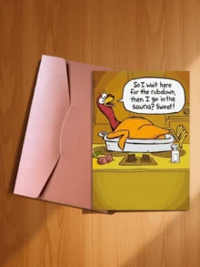 1pc Funny Turkey Thanksgiving Card (With Envelope) - Suitable For Friends, Family, And Colleagues - Unique Birthday Gift Idea - Style 1 - View 19