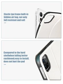 1pc Customized Polka Dot Protective Leather Case Compatible With Ipad Pro 13, IPad Air 13, Anti-Drop, Suitable For Couples, Family, Pets, Children