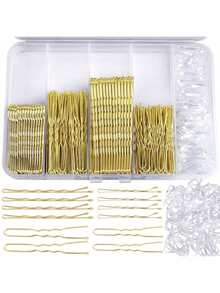 300pcs Basic Hairpin Styling Set, U-Shaped Clips & Straight Clips, School Stuff, Gifts, Hair Accessories, Head Accessories - Combination 300 Pieces - View 15