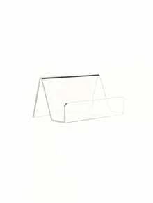 办公桌亚克力名片架，透明塑料桌面名片展示架，名片夹，名片架，亚克力名片展示架 - 彩色 - 查看 11