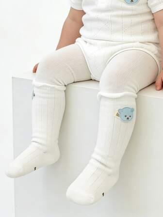 1/3 Pairs Newborn Baby Soft Cuff Non-Binding Warm Knee-High Socks, Autumn/Winter