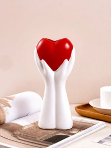 Hands Holding Heart Vase, Arm Bud Vase, Cute & Unique, Bohemian Minimalist Feminine Design, Modern Nordic Style Home Decor For Living Room, Office, Best Gift For Valentine's Day, Christmas - Multicolor - View 6