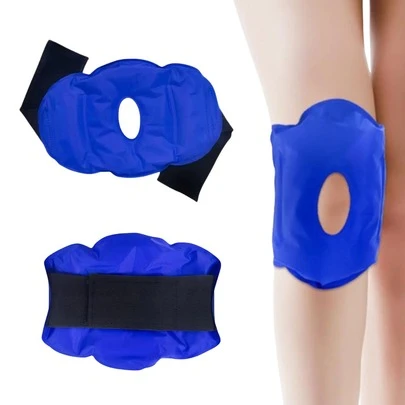 Bolsa de Gel Térmica para Joelho com Suporte Ortopédico Para Dor Lesão