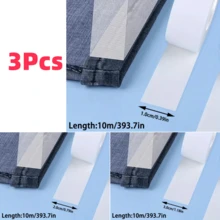 10m/Roll Pants Hem Shortening Tape, No-Sew Hem Tape For Pants, Sleeves, Curtains, Double-Sided Self-Adhesive Hem Tape