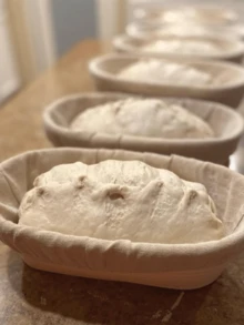 1pc Round And Oval Proofing Baskets With Liners, Baking Tools For Sourdough Bread Making And Fermentation - Multicolor - View 3