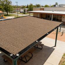 Outdoor Sunshade Net, UV Resistant Durable Canopy, Suitable For Travel Picnics And Swimming Pools, Available In Multiple SizesCoffee Brown - Brown Shade Netting 2*4 - View 1