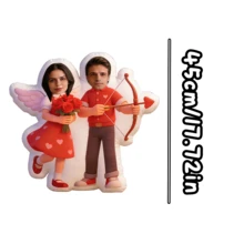 定制照片抱枕 - 个性化头像，趣味设计，柔软枕头，适合情人节、圣诞节、新年、父亲节、母亲节、万圣节、平安夜、感恩节、复活节、愚人节、狂欢节、独立日等节日。 - 彩色 - 查看 11