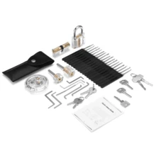 Professional Locksmith Tools, Training Lock Pick Tool Set, Lock Pick Tool Kit, Lock Pick Tools - Black - View 1