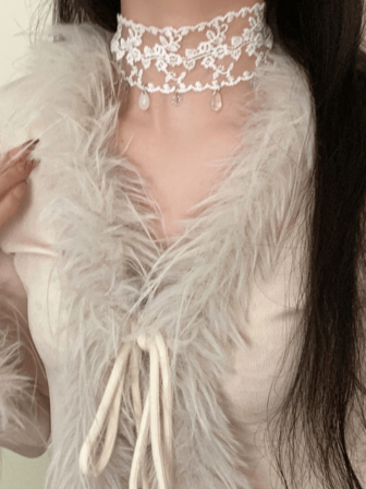 1 pieza Collar gargantilla de encaje con perla falsa, adecuado para bodas, fiestas y ocasiones formales