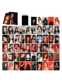 Members JENNIE, JISOO, LISA, ROSE "DEADLINE" World Tour Merchandise Photo Card Set - Handmade Photo Album Kit, KPOP Birthday Gift Exchange Cards, With Collection Display Box, Bookmark Set, Valentine's Day Gift, Small Gifts, Fan Support Cards - Multicolor - View 26