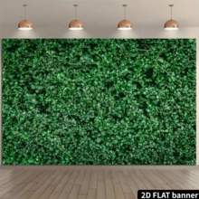 1 قطعة خلفية تصوير ورقة خضراء كبيرة الحجم مسطحة الأبعاد، خلفية طبيعية لحفلة عيد الميلاد، دعامة لاستوديو التصوير بدون تفكك، ديكور متعدد الاستخدامات، هدية للمناسبات، مصنوعة من البوليستر، لا تحتاج لطاقة