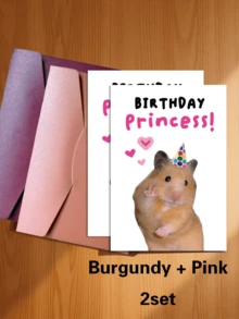 1pc "Birthday Princess" Celebration Greeting Card - Lovely Wishes For Daughter And Loved Ones | High-Quality Floral Crown Design | Suitable For Family, Friends And Special Occasions