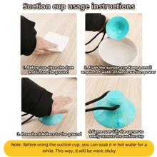 宠物训练玩具，带强力吸盘的狗狗磨牙牵引绳，宠物磨牙玩具，吸盘式宠物训练玩具。适合小型和中型犬打发无聊时间。（建议在光滑瓷砖上使用，不建议在木地板上使用。）