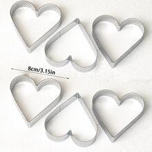 3/6/12件装不锈钢圆形挞模，带孔 - 烘焙模具，非常适合制作慕斯、芝士蛋糕和法式糕点 - 圣诞节、毕业典礼、感恩节DIY烘焙必备 | 烘焙爱好者的理想礼物 | 可用洗碗机和烤箱 - 銀色 - 查看 22