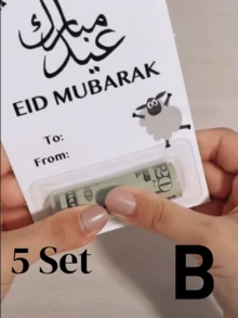 5pcs Greeting Cards, Can Write Blessings And Enclose Cash Gifts, Does Not Include Cash, #Festival2026 - Multicolor - View 14