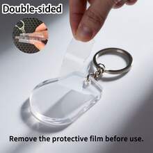 Baby Monster Keychain, Red & Blue Keychain, Double-Sided Cartoon Keychain, Bag Pendant, Car Pendant, Birthday Gift, Party Favor - Multicolor - View 11