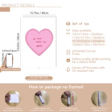 1张学校辅导员办公室海报，上面写着“治疗师做让你快乐的事情”。励志名言艺术，积极肯定心理健康，鼓舞人心的帆布墙画，时髦女孩艺术，励志名言艺术，家居装饰，帆布挂画。 - 彩色 - 查看 19