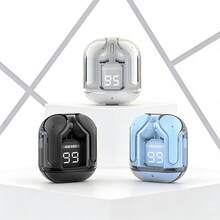Tai nghe Bluetooth không dây TWS trong suốt, chống ồn ENC, màn hình LED hiển thị nguồn kỹ thuật số, âm thanh nổi, thích hợp cho thể thao và làm việc. - Nhiều màu - Xem 7