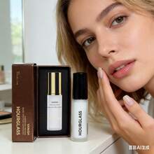 Hourglass柔焦妆前乳：模糊毛孔，控油，持久妆效，打造无瑕喷枪妆容 - 白色 - 查看 1