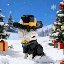 优雅燕尾服猫咪积木模型 | 组装动物摆件 | 家居桌面装饰礼品 - J-AREA - 查看 6