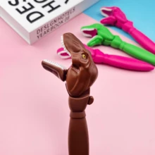 3pcs Dinosaur Mouth Shaped Ballpoint Pens, Fun Office & School Supplies, Unique Gift Idea, Tyrannosaurus Rex Shaped Pens, Student Learning Stationery Prizes
