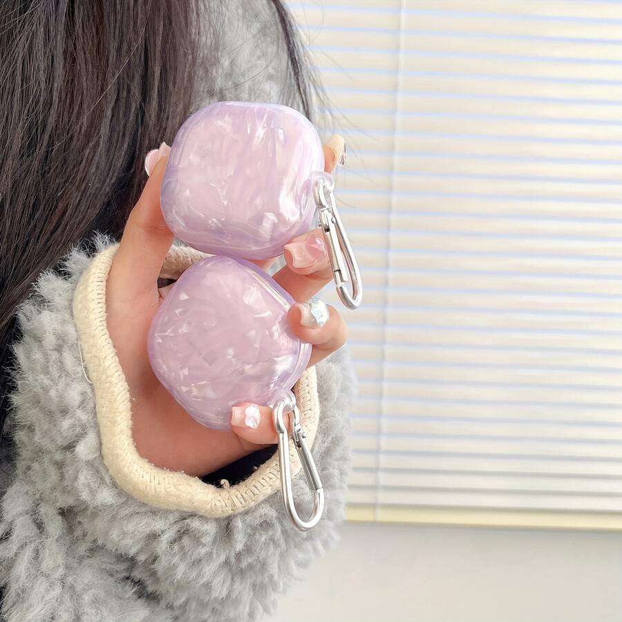 Galaxy Series Earphone Protective Case, Colorful Shell Texture Design Compatible With Samsung Galaxy Buds 3/Buds3 Pro