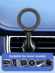 Car Magnetic Phone Holder – Adjustable Ball Joint With 360° Rotation, Strong Neodymium Magnet & Built-In Magnetic Ring, Universal Fit For All Phones With Cases, Dual Hook Clamp For Air Vent Car Navigation Bracket - Magnetic Rotating Bracket - View 11