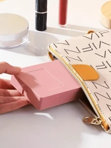 Convenient Makeup Brush Set With Mirror, Including 5 Soft And Comfortable Plastic Handle Brushes For Foundation, Loose Powder, Eyeshadow, Lip And Portable Cosmetic Tools For Women's Dainty Gifts,Brush Set,Makeup Brush Kit,Make Up Brush Set,Make Up Set Complete,Makeup Brush Set,Complete Makeup Kit,Brush Kit,Brushes Makeup Set,Makeup Gift Set,Set - 粉色 - 查看 5