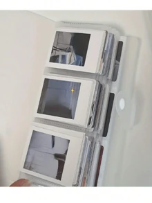 120/240 Pockets Transparent Photo Album - Large Capacity For Movie Tickets, Celebrity Cards And Postcards. Unisex Multi-Card Holder, Business Card Book, Celebrity Large Capacity Card Case, Business Card Organizer - Multicolor - View 3