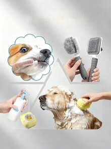 فرشاة سيليكون للأصابع للحيوانات الأليفة، أداة تنظيف الحيوانات الأليفة، لوازم الحيوانات الأليفة، فرشاة تنظيف وتدليك شعر الكلاب، فرشاة استحمام الكلاب، فرشاة أصابع لتنظيف أسنان الكلاب، العناية اليومية بالفم، مناسبة لتنظيف وتمشيط القطط والكلاب، أداة تنظيف، ألوان عشوائية - شفاف - مشاهدة 13