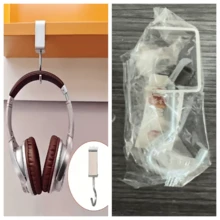 Cârlige adezive puternice detașabile, nu necesită găurire - Potrivite pentru birouri de studenți, birouri de birou, paturi de cămin, bucătării, băi, dulapuri, scaune auto - Cârlige gravitaționale multifuncționale pentru rucsacuri, umbrele, pălării și multe altele