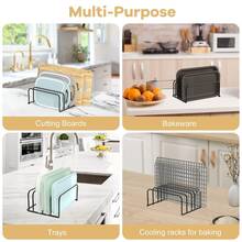 1/2件装金属砧板架，多功能厨房锅架，带孔砧板架，台面式，切菜板，厨房收纳架