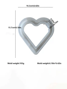 Unique Arch, Rectangle, Round Silicone Molds, Hydroponics Plaster Hollow Vase DIY Asymmetric Plant Vase Home Decor Molds - White - View 6