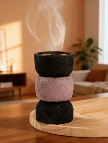 1个可爱简约创意卧室香炉，香炉装饰，香薰扩散器，蚊香架，家居装饰，房间装饰，瑜伽室，露营，花园，露台，经典烛光晚餐道具，装饰品 - 彩色 - 查看 12
