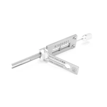 Locksmith Tools, Two-In-One Car Key Tools, Professional Locksmith Tools, Semi-Circular Lock-Picking Tools - Silver - View 3