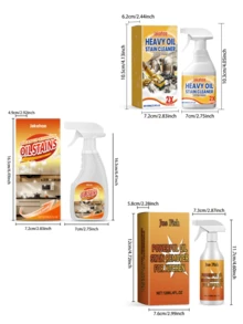 Heavy Duty Kitchen Grease Cleaning Spray - Heavy Duty Degreaser For Stove, Oven, And Kitchen Utensils - Kitchen Cleaner, Effective On Grease, Stove And Oven - Fast And Efficient! - Multicolor - View 10