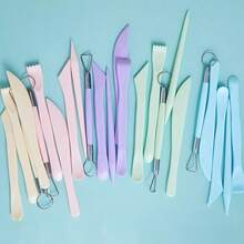 10pcs/Pack Clay Sculpting Tool Set - Easy To Use, Pottery Carving Kit With Comfortable Grip Tools, Suitable For Clay, Soft Clay And Modeling Clay, Ideal For Children And Adults - Multicolor - View 2