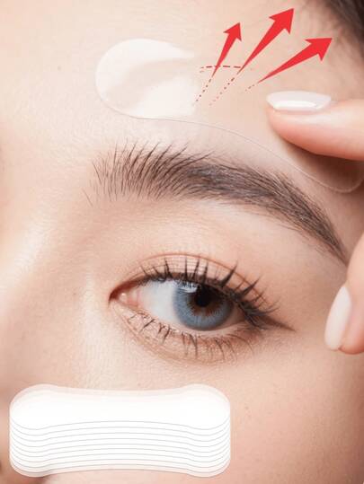 10/50/100/200pcs V-Shaped Face Lift Invisible Stickers, Facial Skin Care, Smoothing Skin, Enhancing Skin Elasticity, Beauty Care, Suitable For Various Skin Types, Portable