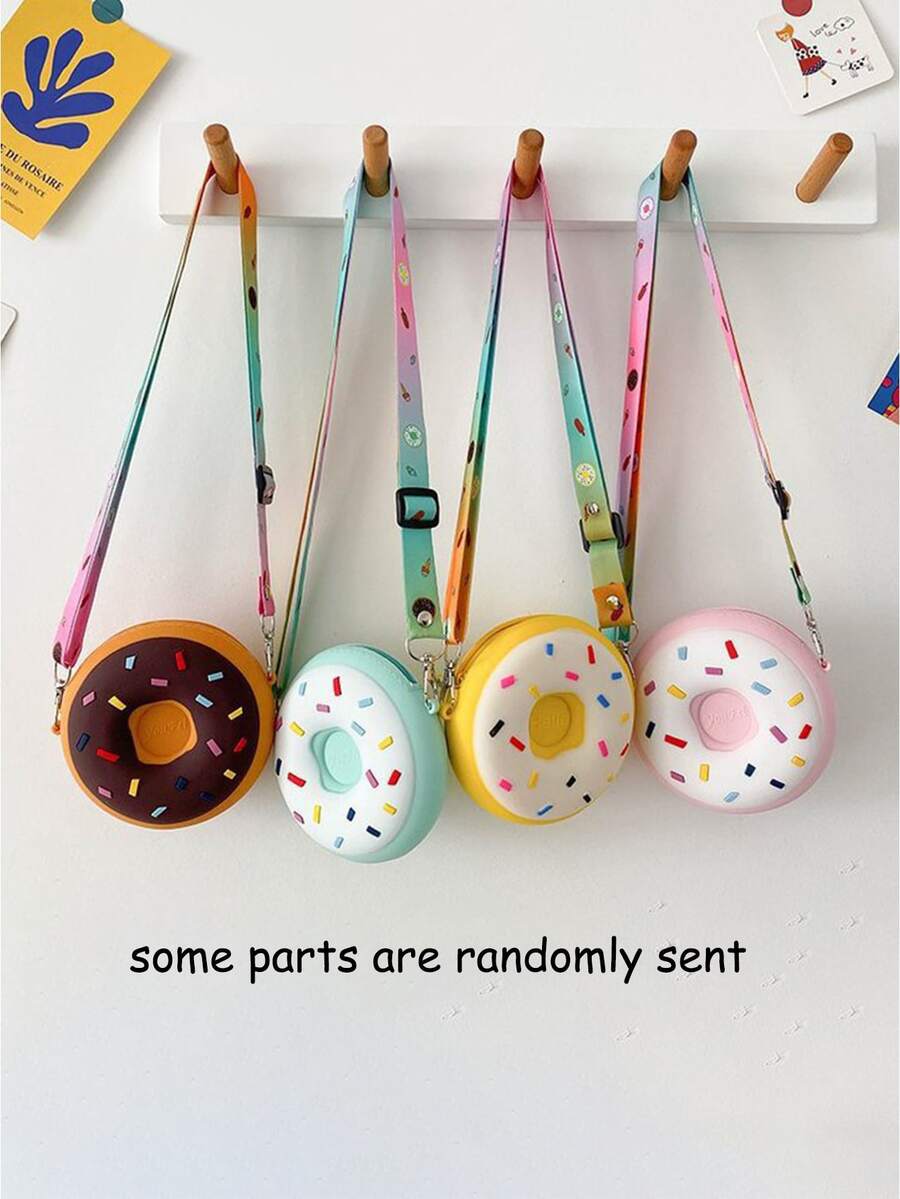 Cute Donut Shaped Wallet, Ideal As Birthday Gift, Christmas Gift, And Party Favor