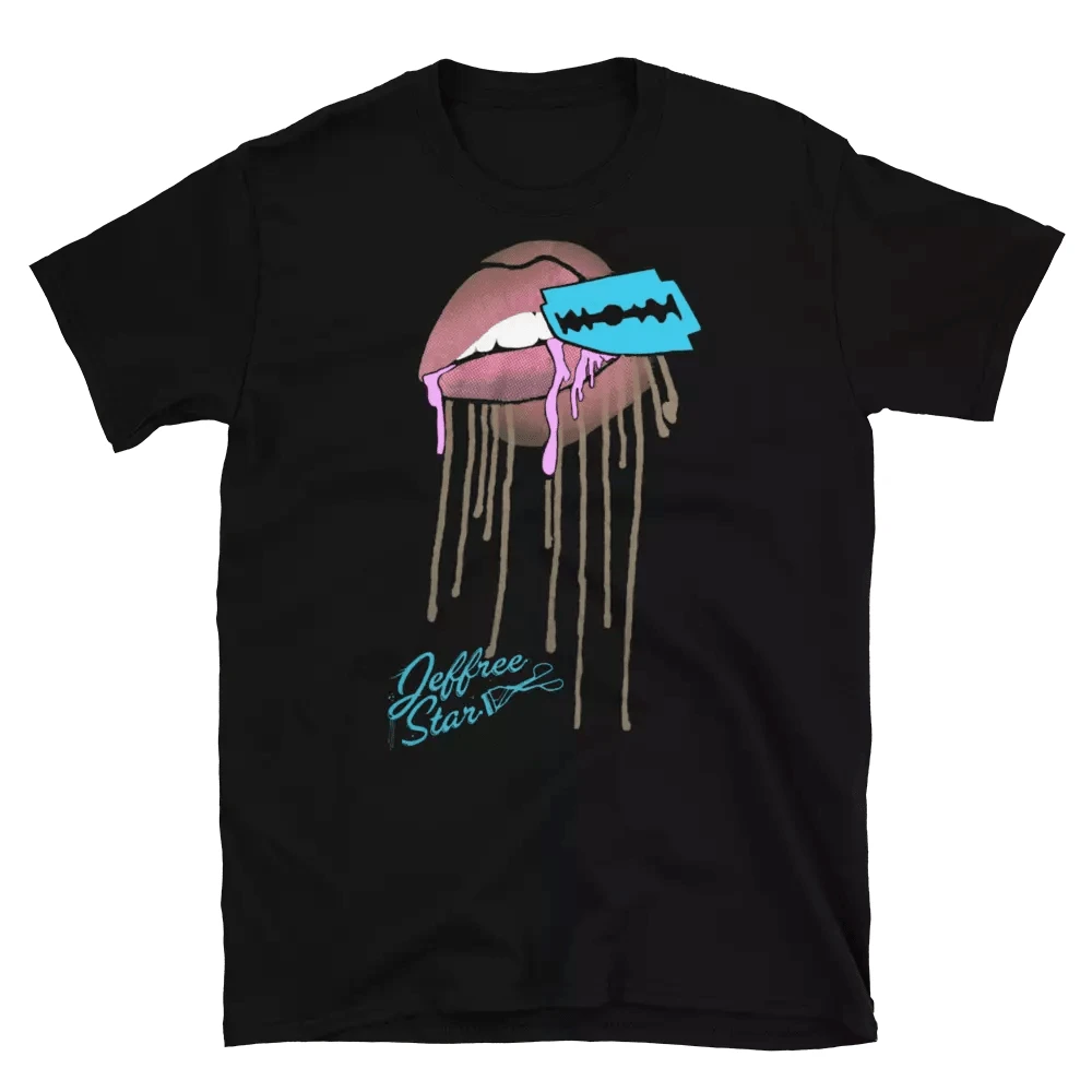 JEFFREE STAR Lips Collection Band Gift For Fan S To 5XL T-Shirt MD140 - màu đen - Xem 1