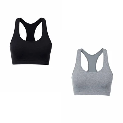 Top Feminino Fitness Nadador Liso – Preto | Conforto e Sustentação