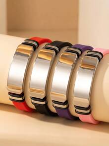 1 chiếc vòng tay phát sáng trong bóng tối tùy chỉnh, biểu tượng vô cực cá nhân hóa, tên và thông tin có thể tùy chỉnh - Vòng đeo tay silicon phát sáng kích hoạt bằng ánh sáng xanh, có thể điều chỉnh, thích hợp làm quà tặng cho các cặp đôi/người yêu, phù hợp cho Giáng sinh, Ngày Valentine, Kỷ niệm - Dành cho cả nam và nữ (Bạn trai/Bạn gái/Vợ/Chồng/Bạn thân) - Có thể đeo quanh năm - Bạc - Xem 2