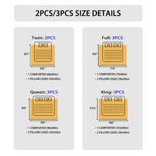 2/3pcs Fashionable Simple Bed Comforter Set(1 Comforter + 1/2 Pillowcases), 100% Polyester Soft Comfortable And Durable Winter Bedding Set,All-Season, Warm Room Decor, Holiday Gift,Christmas Gift - Green-BZ76 - 查看 4