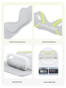 多色护膝:弹性绑带设计+透气材质,单包装,适用于运动场景,装饰性撞色线条,有助于跑步和健身时保护膝盖,绑带易于穿戴,透气材质避免闷热,高性能、高性价比的护膝设备,适合日常锻炼和健身训练。 - 彩色 - 查看 10