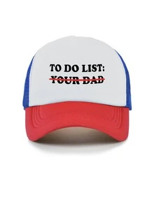 Gorra ajustable vintage, unisex, adecuada para todas las estaciones: primavera, verano, otoño, invierno. Ideal para el Día de San Valentín, bodas, Navidad, vuelta al colegio, Día del Padre. Para deportes al aire libre, viajes, protección solar. Un regalo imprescindible para hombres y mujeres. Gorra de camionero personalizable en negro, rosa, morado, amarillo. Prenda de cabeza casual, gorra de hombre. - Multicolor - Ver 7