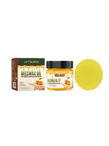 JAYSUING Aceite de madera de cera de abeja natural, duradero y humectante para restaurar el brillo suave de los muebles de madera. Nutrición profunda, recupera el brillo de los muebles; cera de abeja natural, altamente